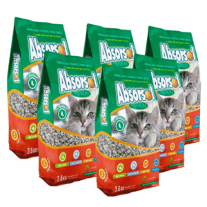 Piedras sanitarias - Absorsol Premium PACK 6 Unidades X 3.6 Kg (total 21.6 Kg)