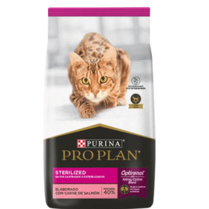 Alimento Pro Plan Sterilized Optirenal para Gatos esterilizados sabor salmón