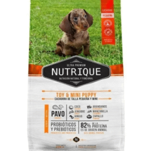 Alimento Nutrique Toy & Mini Puppy para perros cachorros de raza pequeña