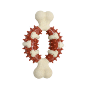 Juguete Masticable Resistente de Nailon Ecológico Sabor Bacon Para Perro