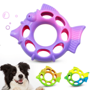 Juguete Masticable Resistente Interactivo En Forma de Pez Para Perros